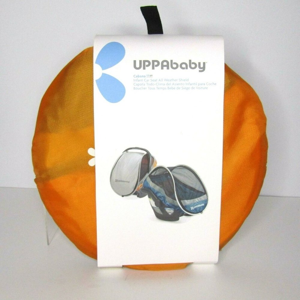 UPPAbaby Cabana Drew Tangerine Car Seat All Weather Cover